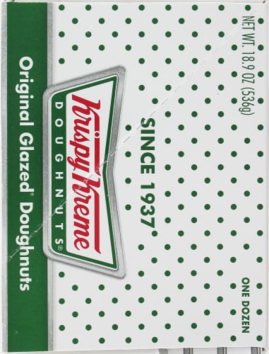 Krispy Kreme Glazed Doughnuts 12 Count Perspective: left