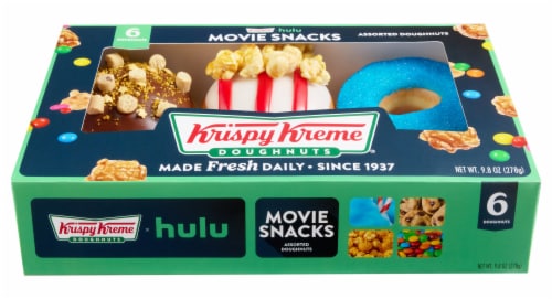 Krispy Kreme® Movie Snacks Assorted Doughnuts Collection Perspective: left