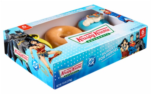 The DC Super Heros Assorted Doughnuts Collection Perspective: left