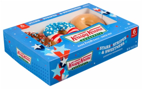 July 4th Assorted Doughnuts Collection Perspective: left