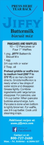 Jiffy Buttermilk Biscuit Mix Perspective: left