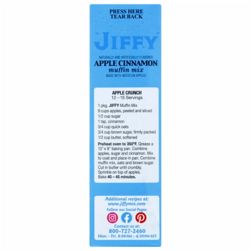 Jiffy® Apple Cinnamon Muffin Mix Perspective: left