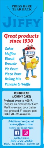 Jiffy Vegetarian Corn Muffin Mix Perspective: left