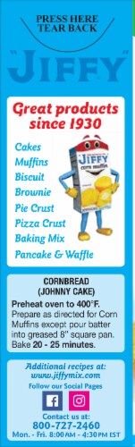 Jiffy Vegetarian Corn Muffin Mix Perspective: left