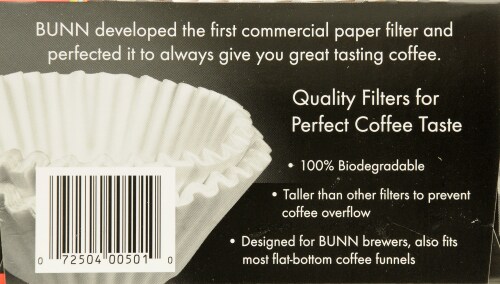 Bunn® Coffee & Tea Filters - White Perspective: left