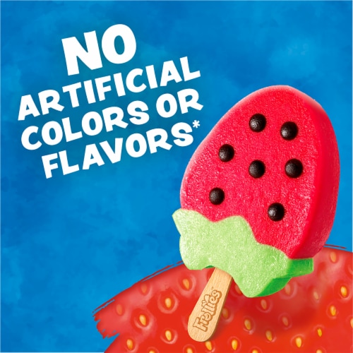 Frollies Strawberry Fruity Ice Pops, 6 Count Perspective: left