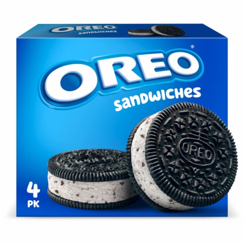 Oreo® Ice Cream Sandwiches Perspective: left