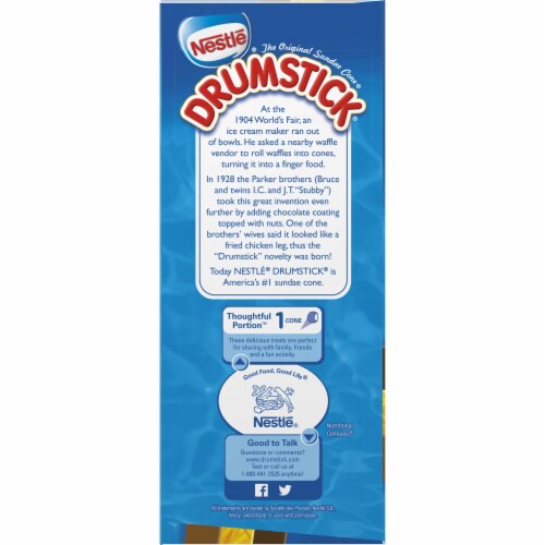 Drumstick Butterfinger Dipped Sundae Cones Variety Pack Perspective: left
