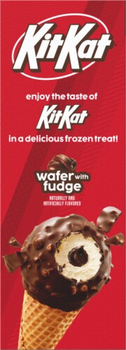 Drumstick Kit Kat® Frozen Dairy Dessert Cones Perspective: left