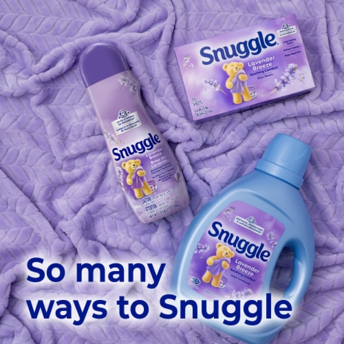 Snuggle® Lavender & Vanilla Orchid™ Scented Fabric Softener Dryer Sheets Perspective: left