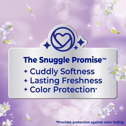 Snuggle® Soothing Comfort Lavender Breeze™ Liquid Fabric Softener Perspective: left