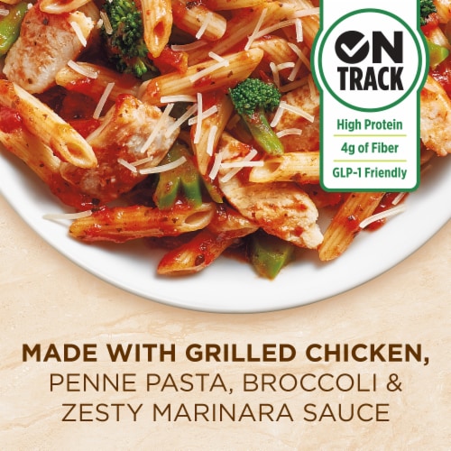 Healthy Choice Cafe Steamers Grilled Chicken Marinara With Parmesan Frozen Meal Perspective: left