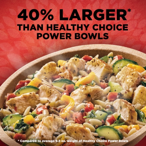 Healthy Choice Max Lemon Herb Chicken Frozen Protein Bowl Frozen Meal Perspective: left