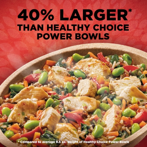 Healthy Choice Max Honey Sriracha Chicken Frozen Protein Bowl Frozen Meal Perspective: left