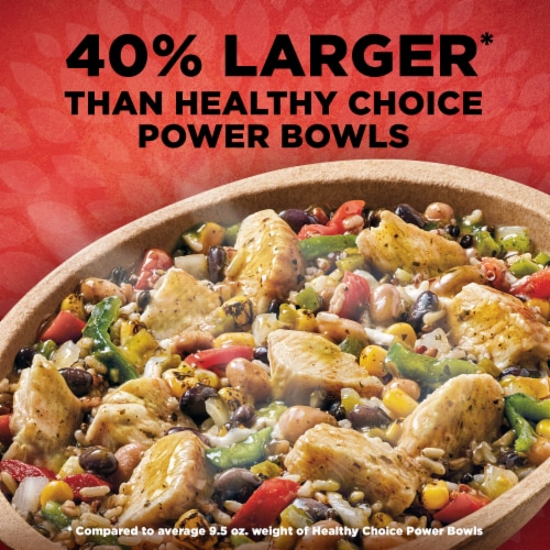 Healthy Choice Max Protein Bowl Tex Mex Chicken Frozen Meal Perspective: left