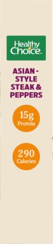 Healthy Choice® Asian-Style Steak & Peppers Frozen Meal Perspective: left