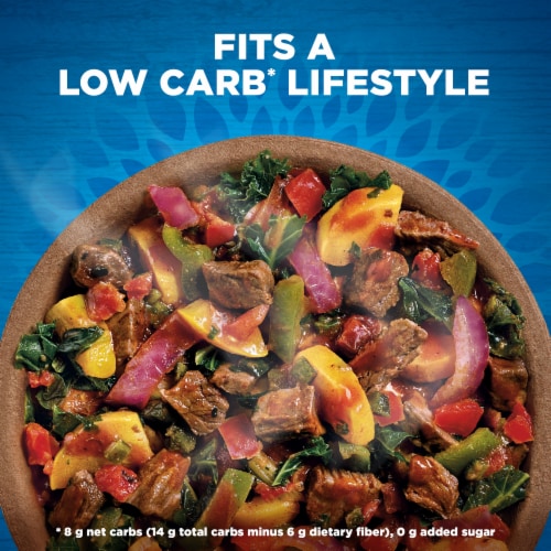 Healthy Choice® Zero Carne Asada Low Carb Frozen Meal Perspective: left