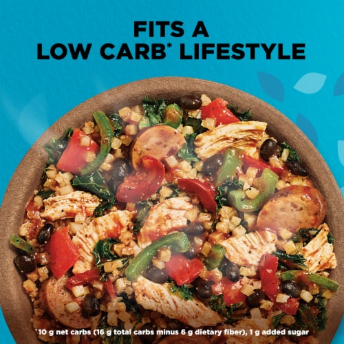 Healthy Choice Power Bowls Cajun-Style Chicken & Sausage Frozen Meal Perspective: left