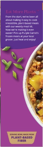 Purple Carrot Plant-Based Fiesta Pepper Bowl Frozen Meal Perspective: left
