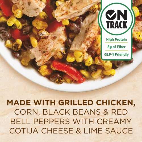 Healthy Choice Cafe Steamers Mexican-Style Street Corn Frozen Meal Perspective: left