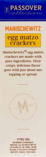 Manischewitz Egg Matzo Crackers Perspective: left