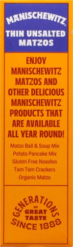 Manischewitz® Unsalted Thin Matzos Perspective: left