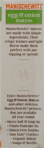 Manischewitz® Egg & Onion Matzos Perspective: left