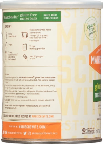 Manischewitz Matzo Meal Gluten Free Perspective: left