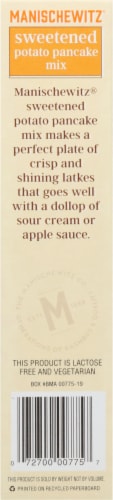 Manischewitz® Sweet Potato Pancake Mix Perspective: left