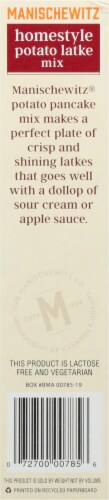 Manischewitz® Homestyle Potato Latke Mix Perspective: left