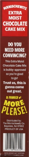 Manischewitz Extra Moist Chocolate Cake Mix with Frosting Perspective: left