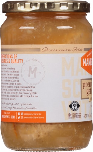 Manischewitz® Premium Gold Gefilte Fish with Carrots Perspective: left