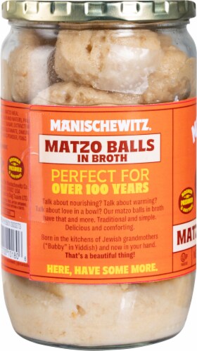 Manischewitz Matzo Balls in Broth Perspective: left