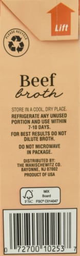 Manischewitz® Beef Broth Perspective: left