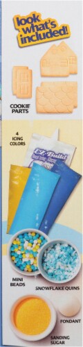 Manischewitz Chanukah Cookie House Decorating Kit Perspective: left