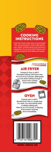 McCain Quick Cook Waffle Fries, Frozen Potatoes Perspective: left