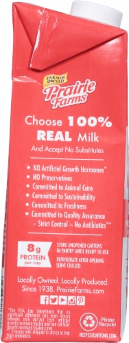 Prairie Farms Dairy Fresh Whole Milk Perspective: left