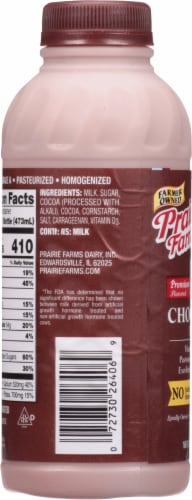 Prairie Farms Chocolate Milk Perspective: left