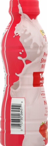 Prairie Farms® 1% Strawberry Milk Perspective: left