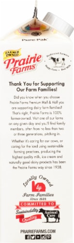 Prairie Farms Ultra-Pasteurized Half & Half Perspective: left
