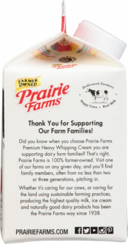 Prairie Farms Whipping Cream Perspective: left
