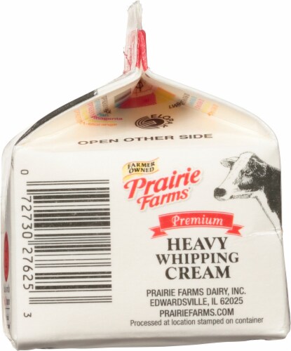 Prairie Farms Ultra-Pasteurized Heavy Whipping Cream Perspective: left