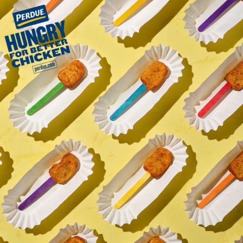 Perdue Refrigerated Breaded Chicken Breast Nuggets Perspective: left