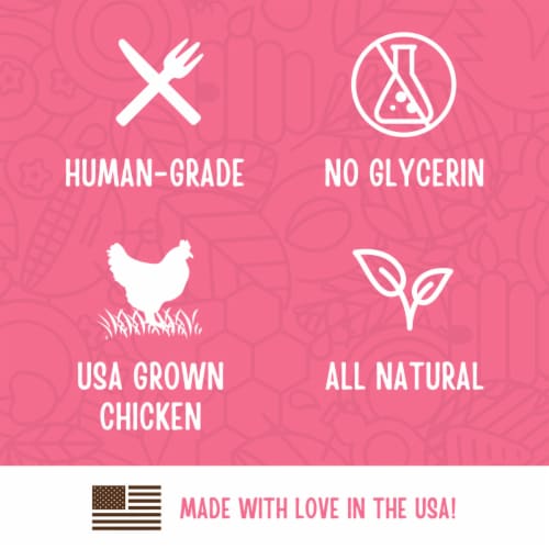 Full Moon® Chicken Strips Natural Dog Treats Perspective: left