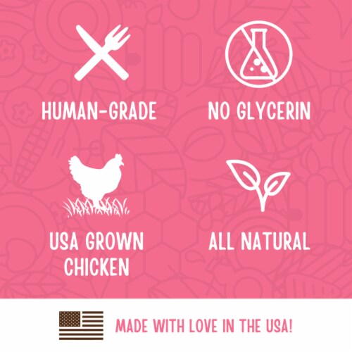 Full Moon® All Natural Human Grade Dog Treats Chicken Strips Perspective: left