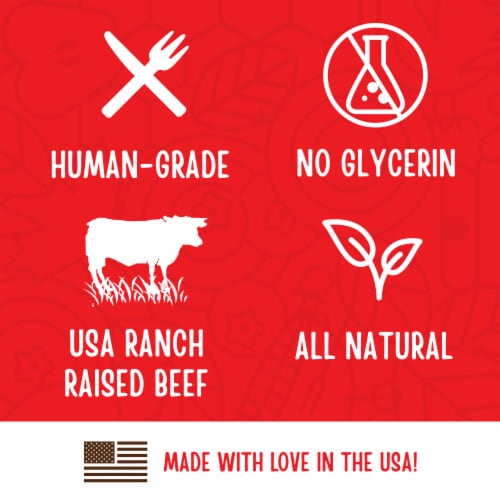 Full Moon® All Natural Human Grade Dog Treats Essential Beef Savory Sticks Perspective: left
