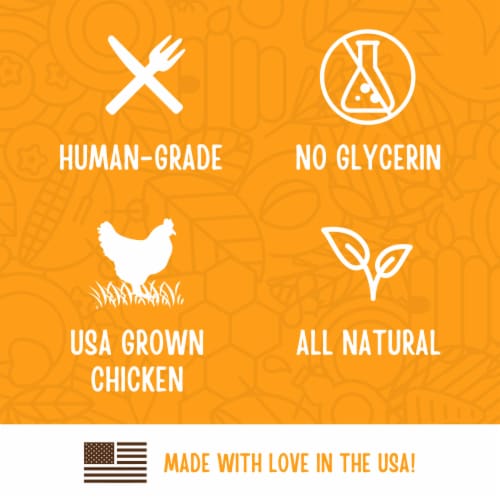 Full Moon® All Natural Human Grade Dog Treats Essential Chicken Jerky Tenders Perspective: left