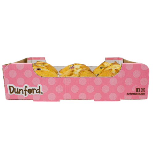 Dunford Blueberry Breakfast Muffins Perspective: left