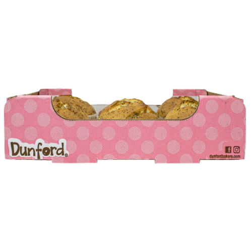 Dunford Poppy Seed Breakfast Muffins Perspective: left