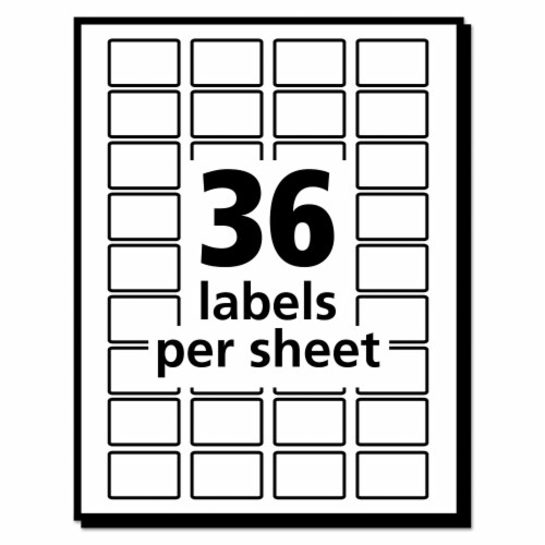 Avery LABEL 5X 75 1008 PK WHT 05418 1 Fred Meyer